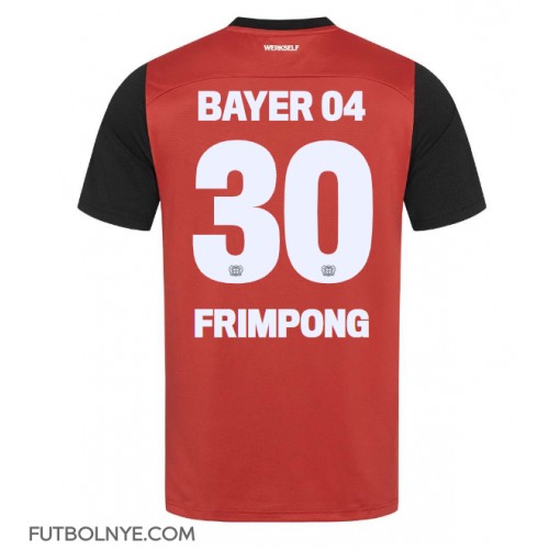 Camiseta Bayer Leverkusen Jeremie Frimpong #30 Primera Equipación 2024-25 manga corta